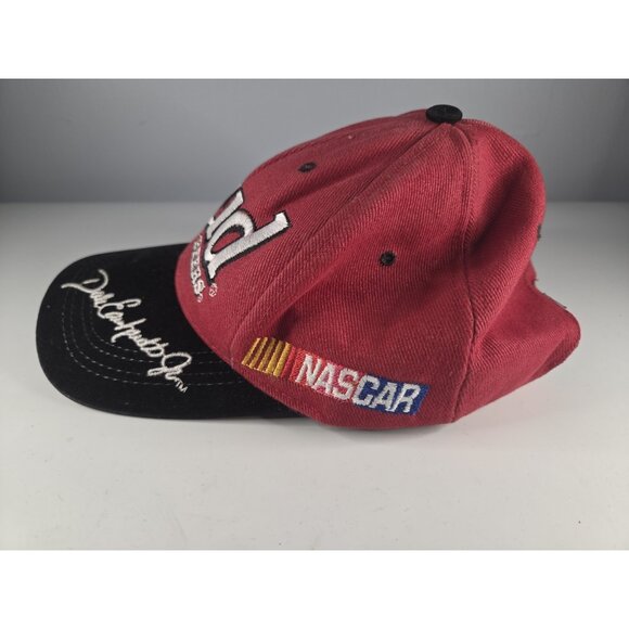 Budweiser King Of Beer Red Hat Nascar 8 Dale Earnhardt Jr.  Made in USA One Size - Picture 4 of 8